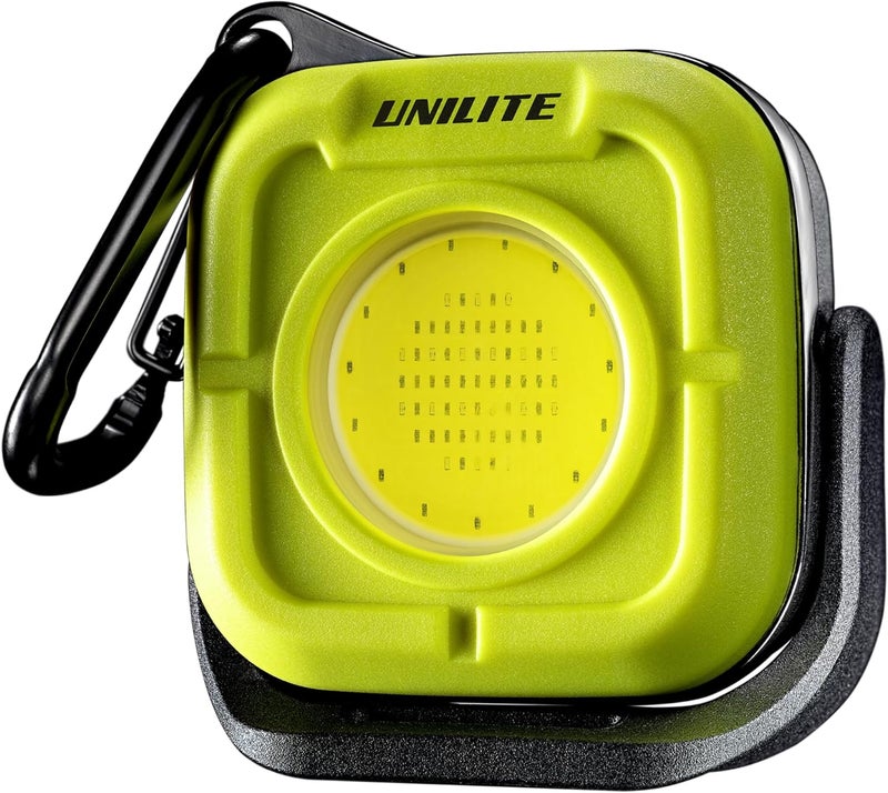 Unilite K-550 ضوء عمل مدمج صغير مع كارابينر | قابل للشحن عبر Type-C | 550 لومن | أبيض 6500 ك COB LED | 6 أوضاع إضاءة | قاعدة دوارة بزاوية 160˚ مع مغناطيس قوي | مقاوم للماء IPX6 - Image 3